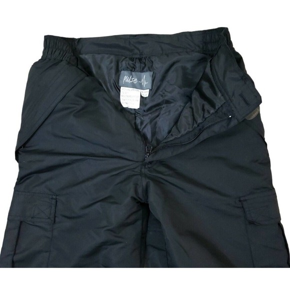 PULSE ~Boys Size XL (18)~ Black Insulated Snow/Snowboard Pants Cargo. - Picture 5 of 16